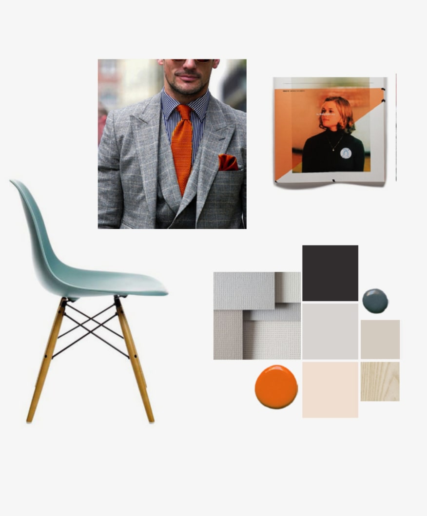 The design concept - moodboard