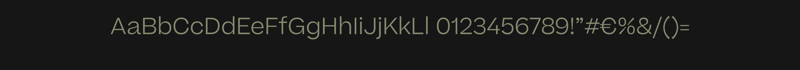 Jord text type specimen