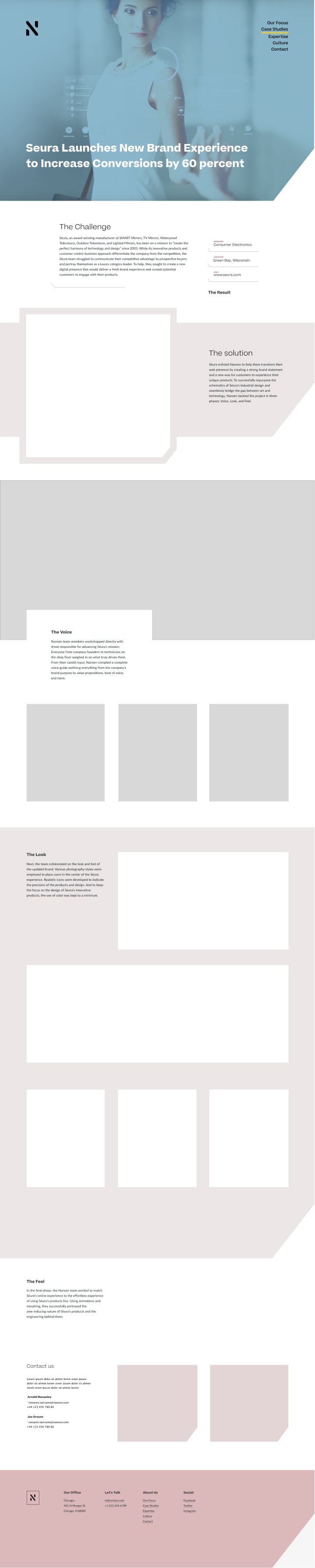 Wireframe – case page