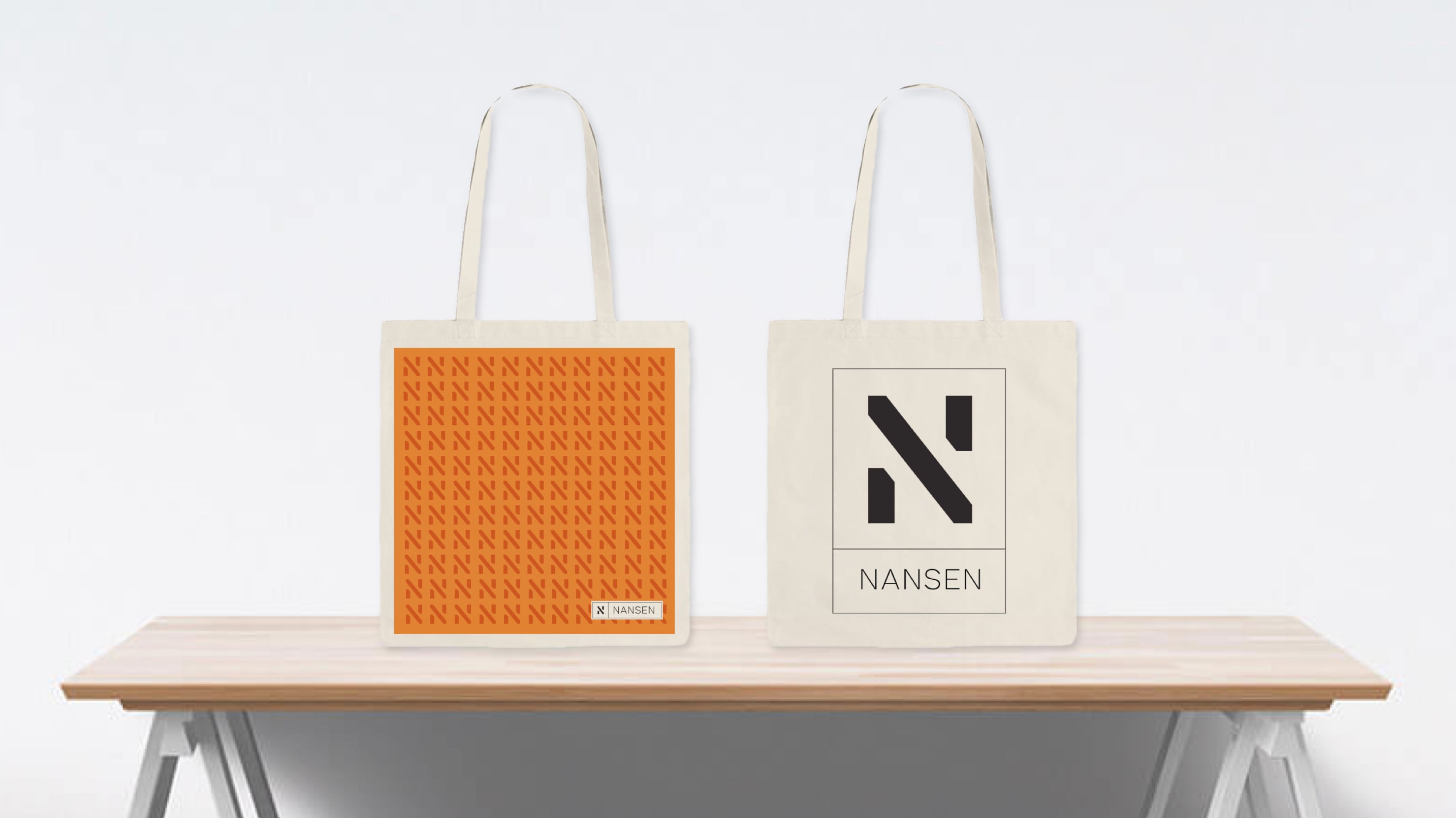 The Nansen merchandise - totebags